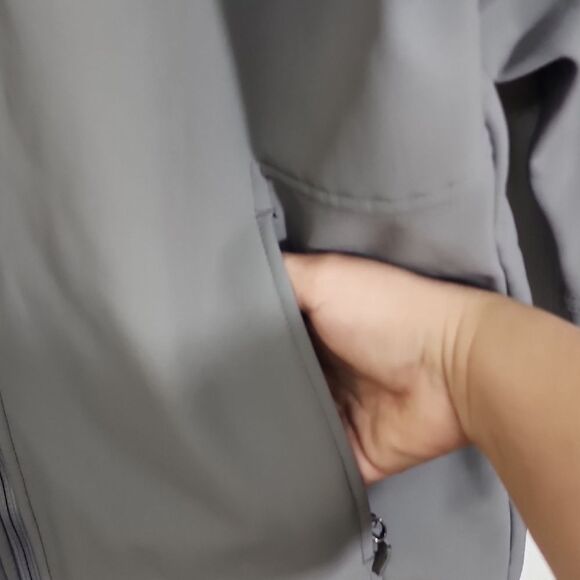 Marmot Gravity Two Tone Gray Performance Jacket with Stand-Up Collar Size M - Picture 4 of 11